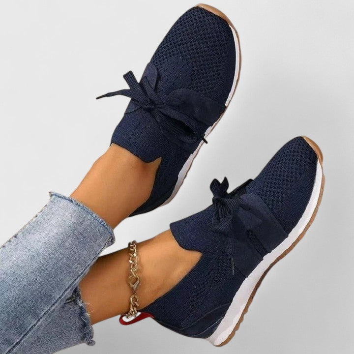 Women's comfortable orthopedic slip-on sneakers for daily wear, providing excellent foot support & grip.