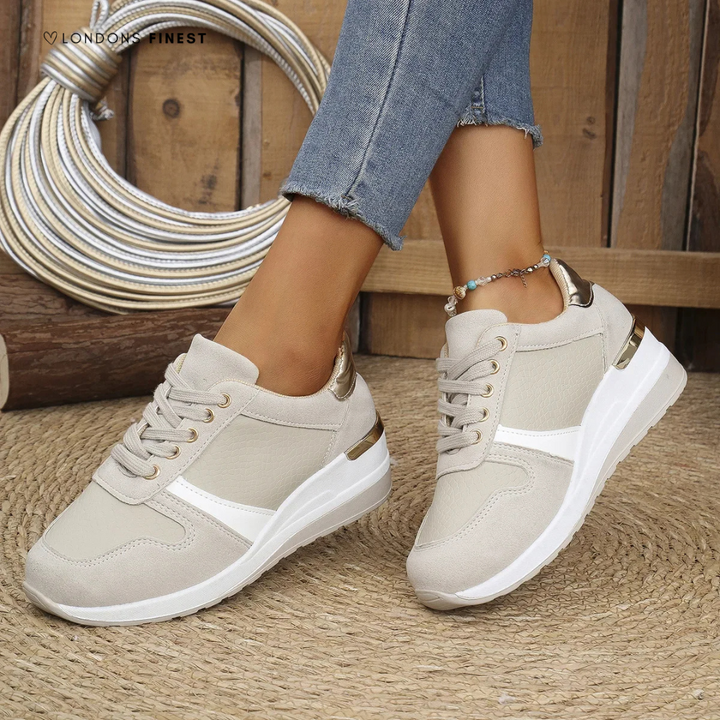 Women's orthopedic sneakers with arch support for all-day comfort, ideal for walking & daily wear.
