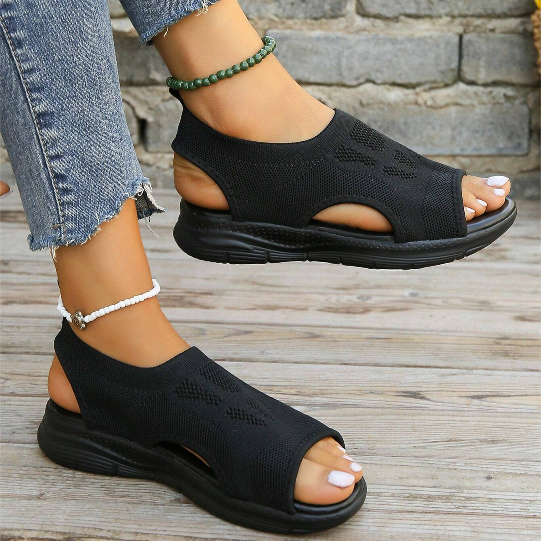 Women's comfortable orthopedic sandals, ideal for active everyday walking.