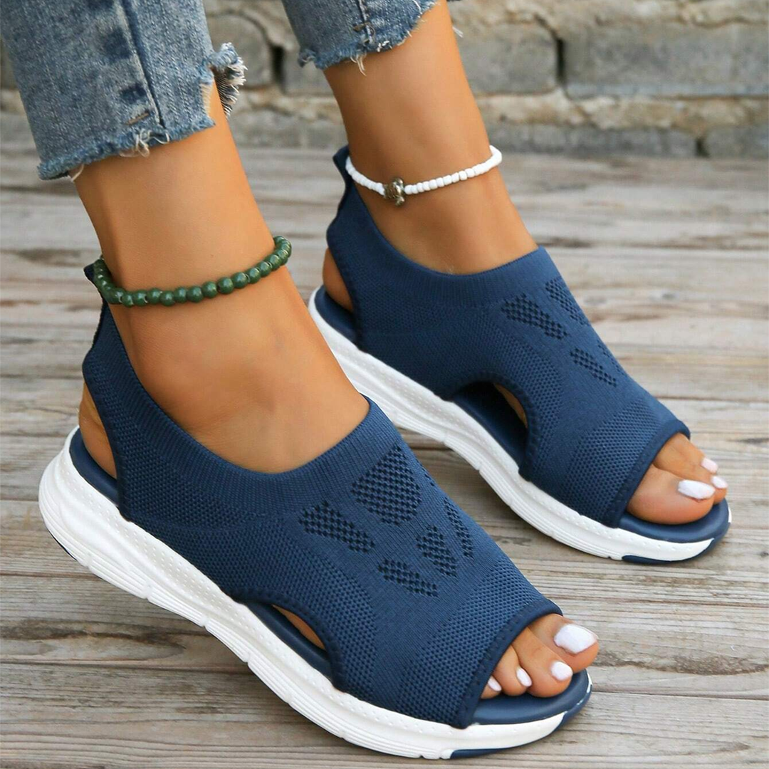 Non-slip sole women's orthopedic sandals, perfect for walking comfort & stability.