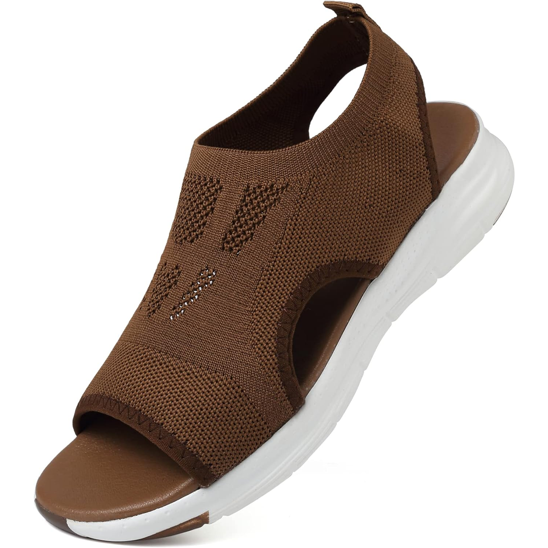 Summer women's sandals, adjustable straps, non-slip sole, orthopedic comfort.