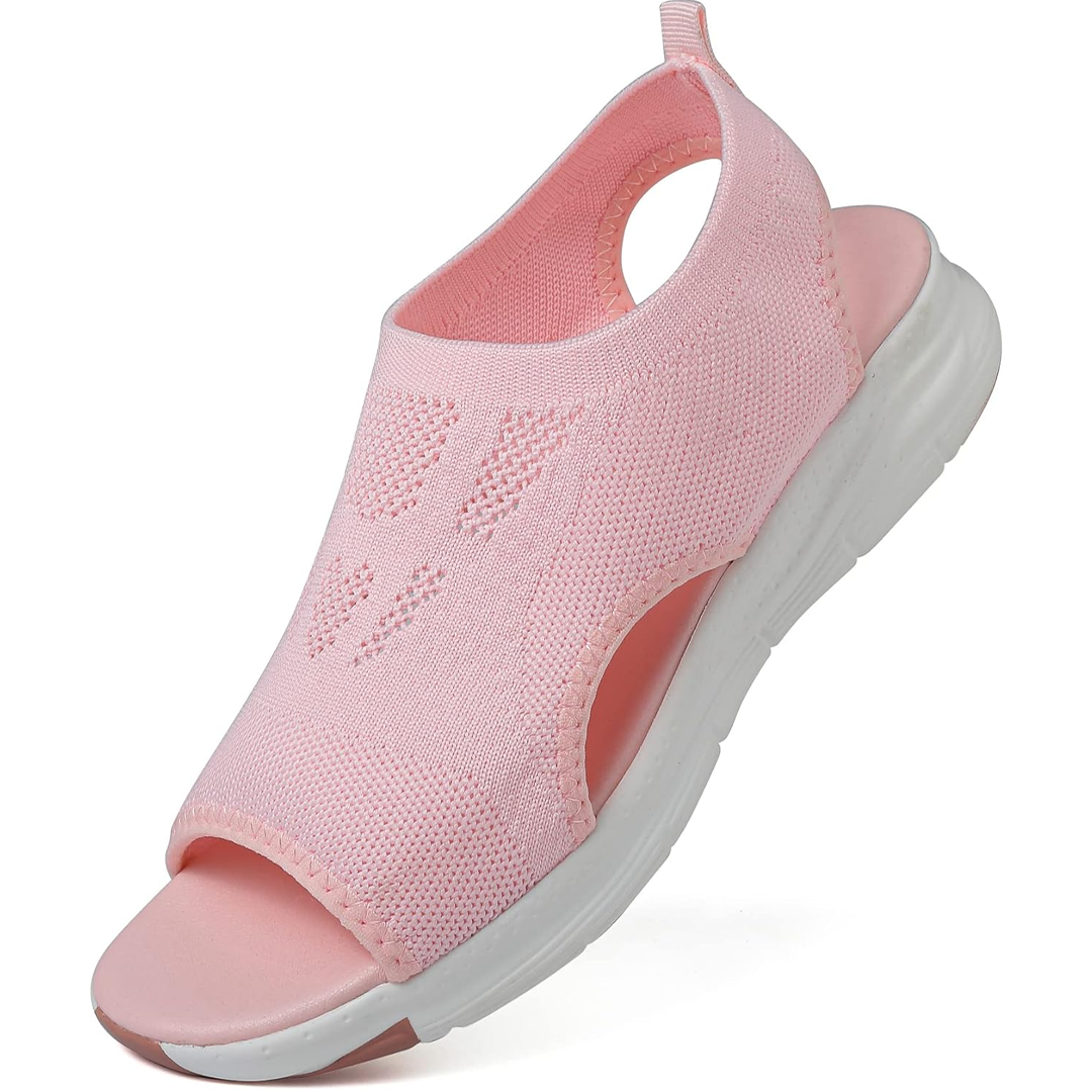 Women's adjustable walking sandals, comfortable, orthopedic, ideal for summer.