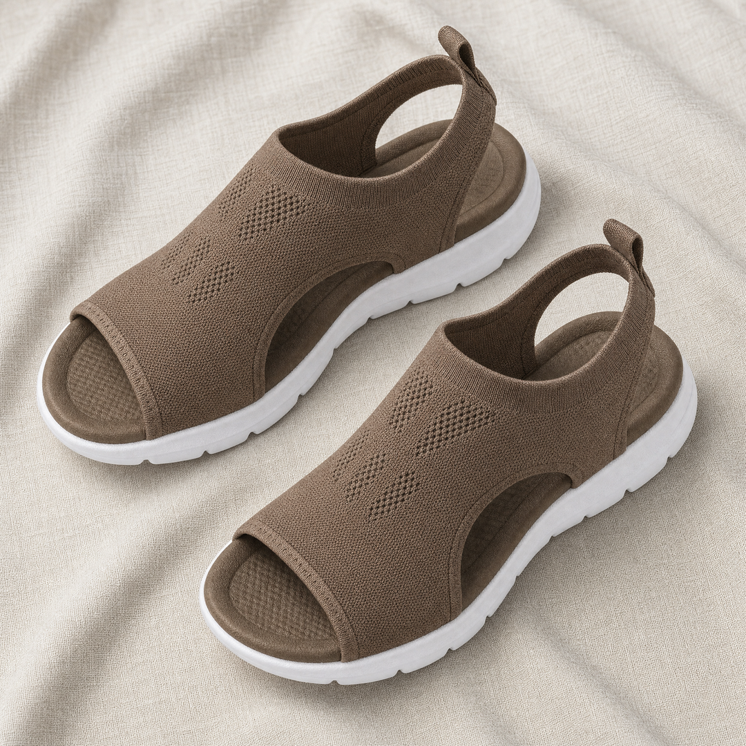 Non-slip women's orthopedic sandals with superior arch support, ideal for walking & summer wear.