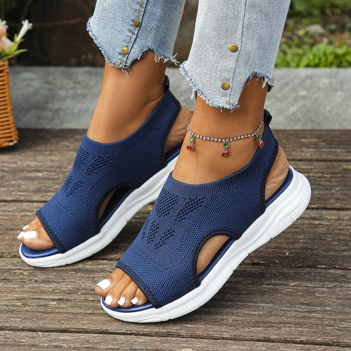 Foot support women's walking sandals, orthopedic design with adjustable straps for ultimate comfort.