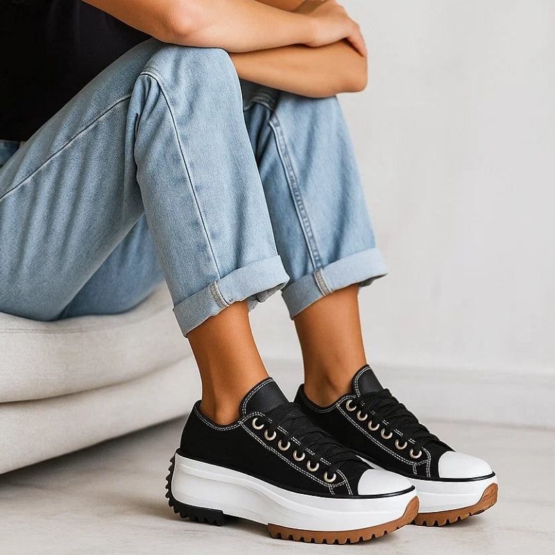 Stylish women's orthopedic walking sneakers offering maximum comfort, arch & posture support.