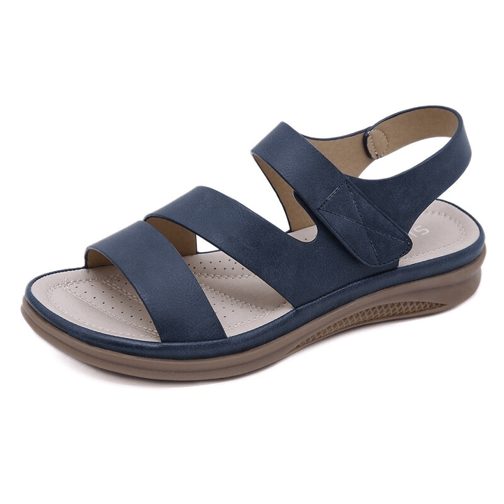 Fashionable and supportive women's orthopedic wedge sandals, perfect for comfortable daily walks.