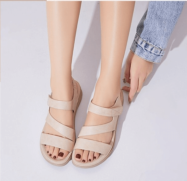 Enhanced comfort women's orthopedic wedge sandals, perfect for stylish support and daily walking.