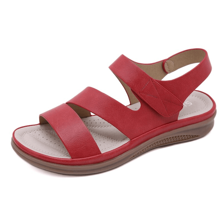 Comfortable women's orthopedic wedge sandals, providing excellent foot support for all-day wear.