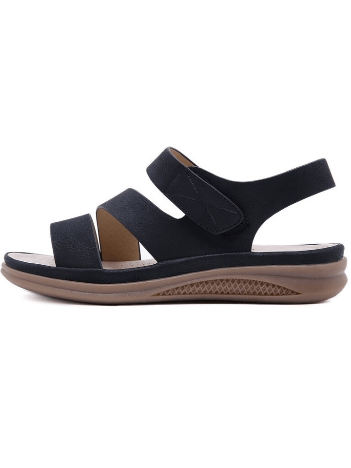 Women's comfortable orthopedic wedge sandals for daily wear and foot support.
