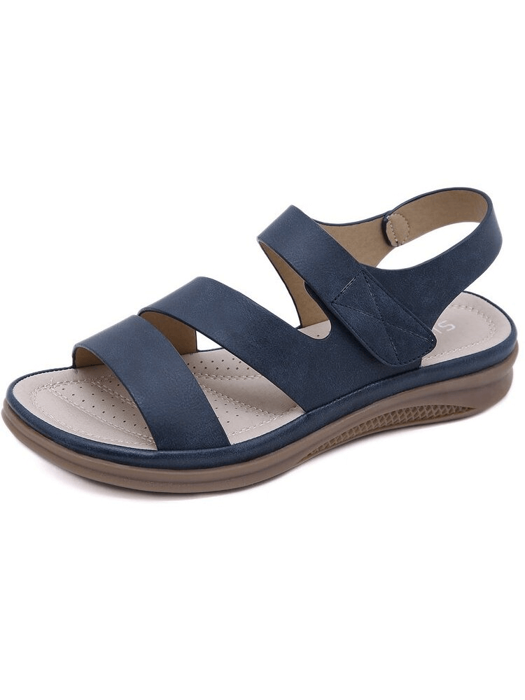 Summer style women's orthopedic wedge sandals, offering comfortable support for warm weather.