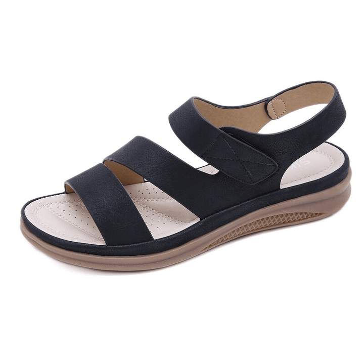Orthopedic women's wedge sandals for healthy feet, providing comfort and essential foot support.