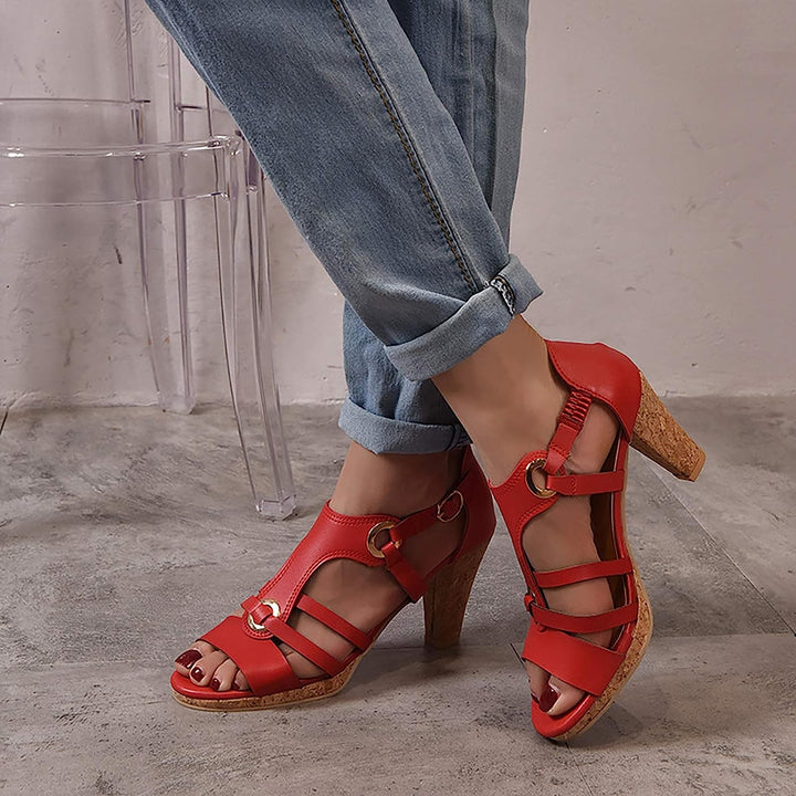 Summer-ready women's wedge sandals featuring orthopedic arch support technology.