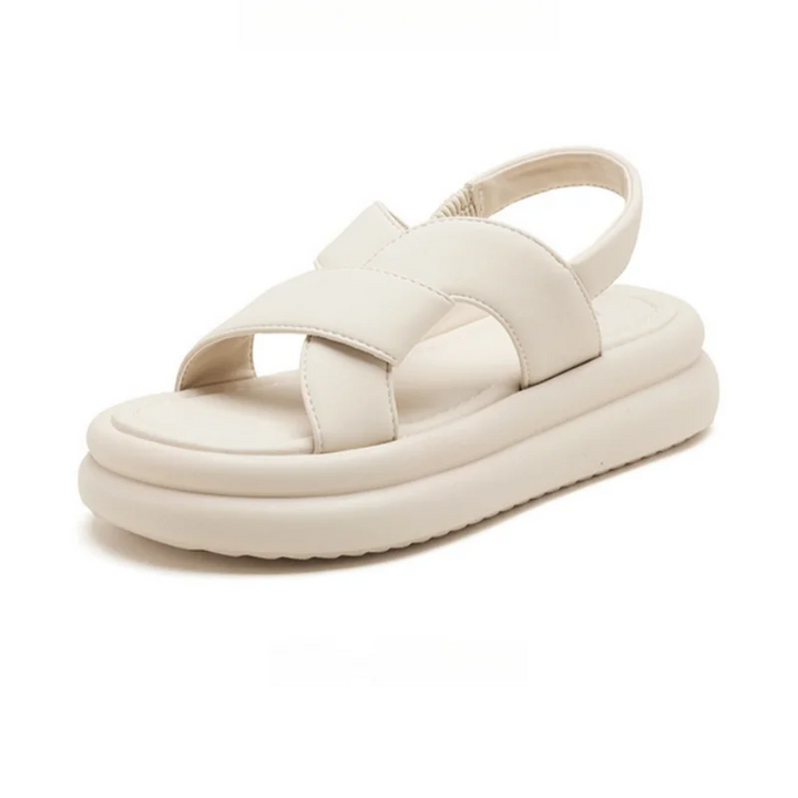 Stylish women's wedge sandals, orthopedic design, arch support, perfect for summer comfort.