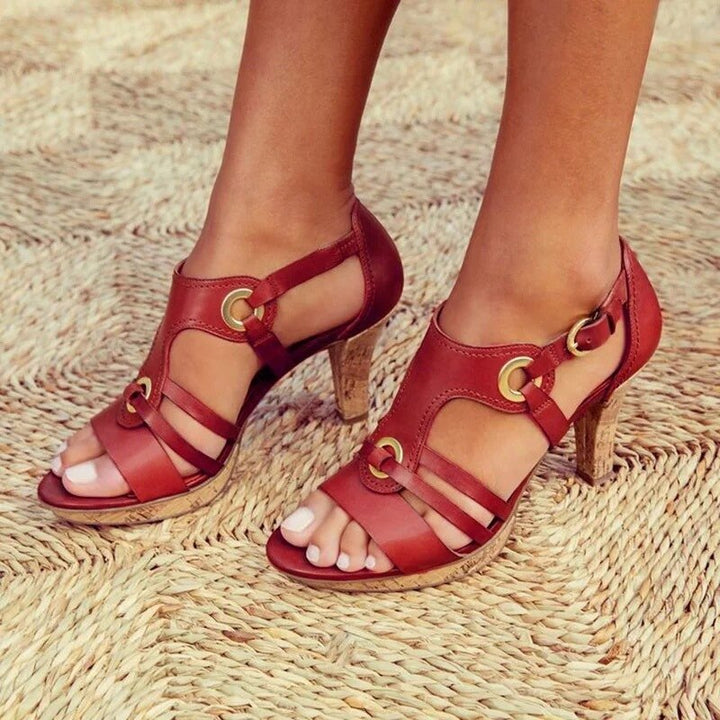 All-day comfort women's wedge sandals with built-in orthopedic arch support.