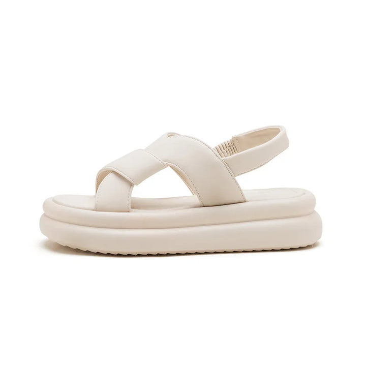 Ergonomic women's wedge sandals with orthopedic arch support, ensuring comfortable daily steps.