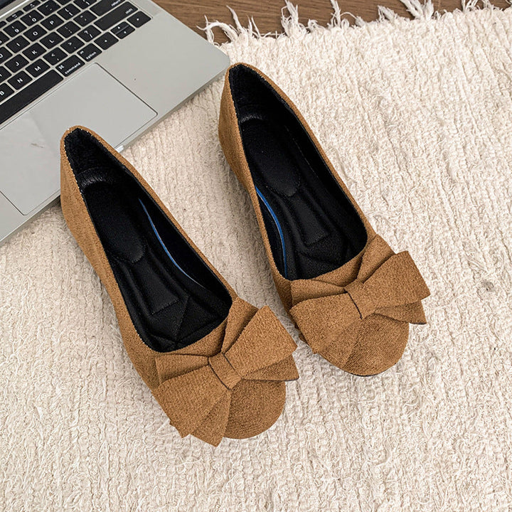 Orthopedic women's wide fit ballet flats, a supportive and elegant slip-on option.