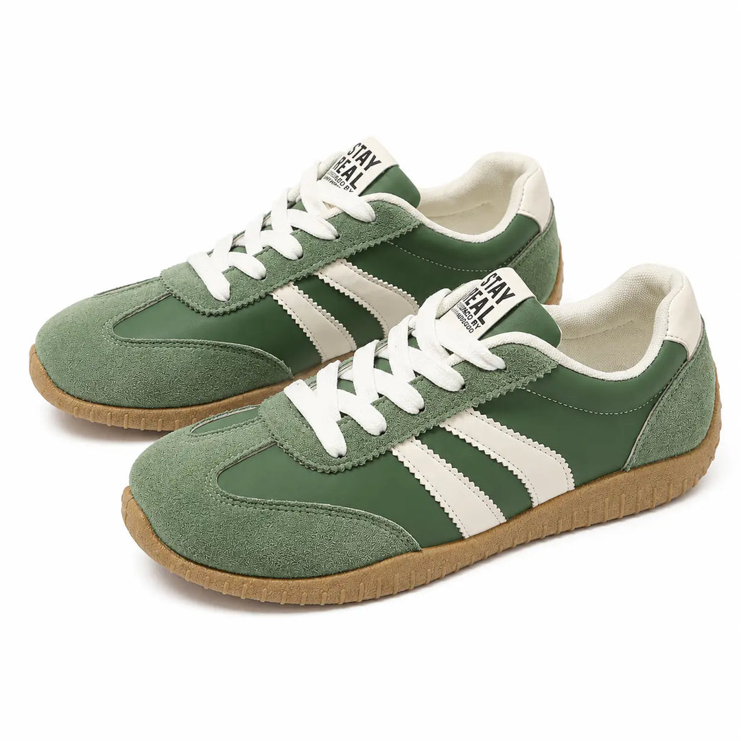 Women's orthopedic wide fit trainers with arch support. Ideal comfort shoes for walking & daily foot health.