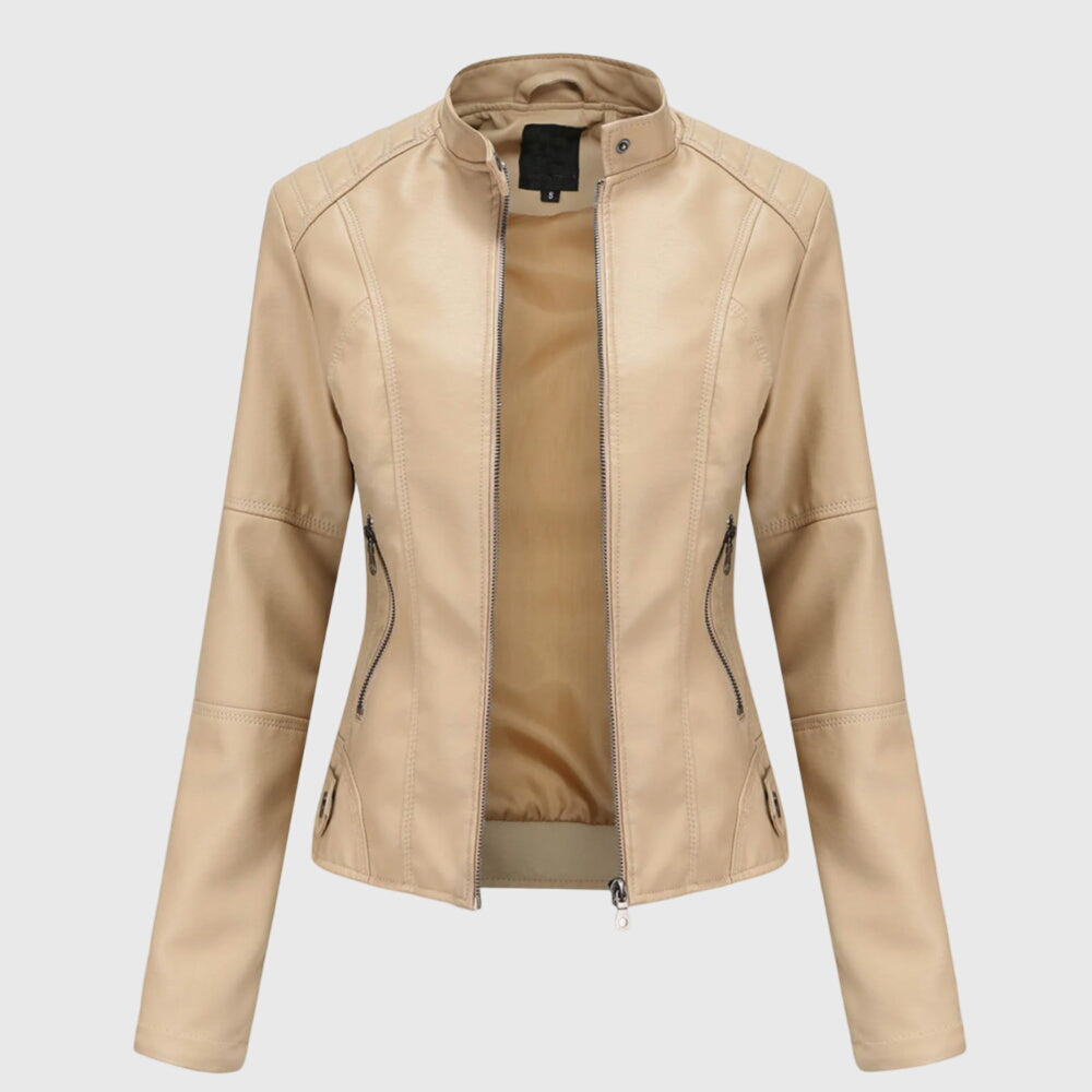 Chic women's oversized jacket, a perfect button-front shacket for versatile casual fashion and layering.