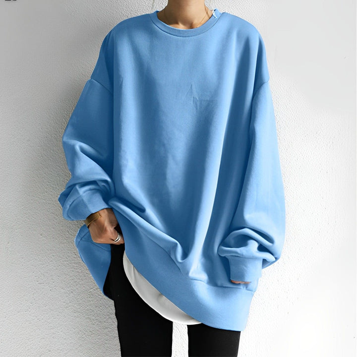 Soft, relaxed fit women's sweatshirt. Oversized & dropped shoulder style for comfortable everyday fashion.