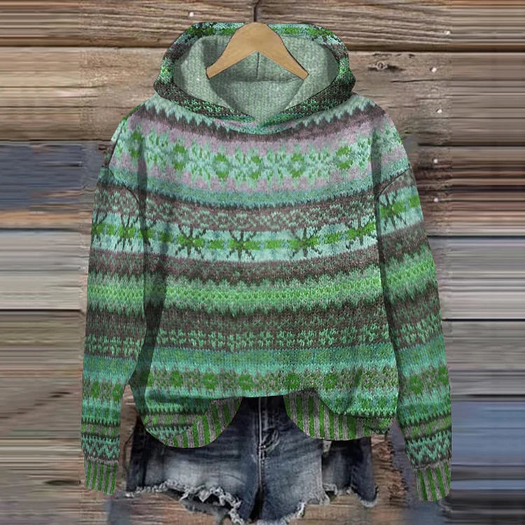 Blue oversized women's hoodie, super warm and cozy for ultimate comfort. Ideal casual layering piece.