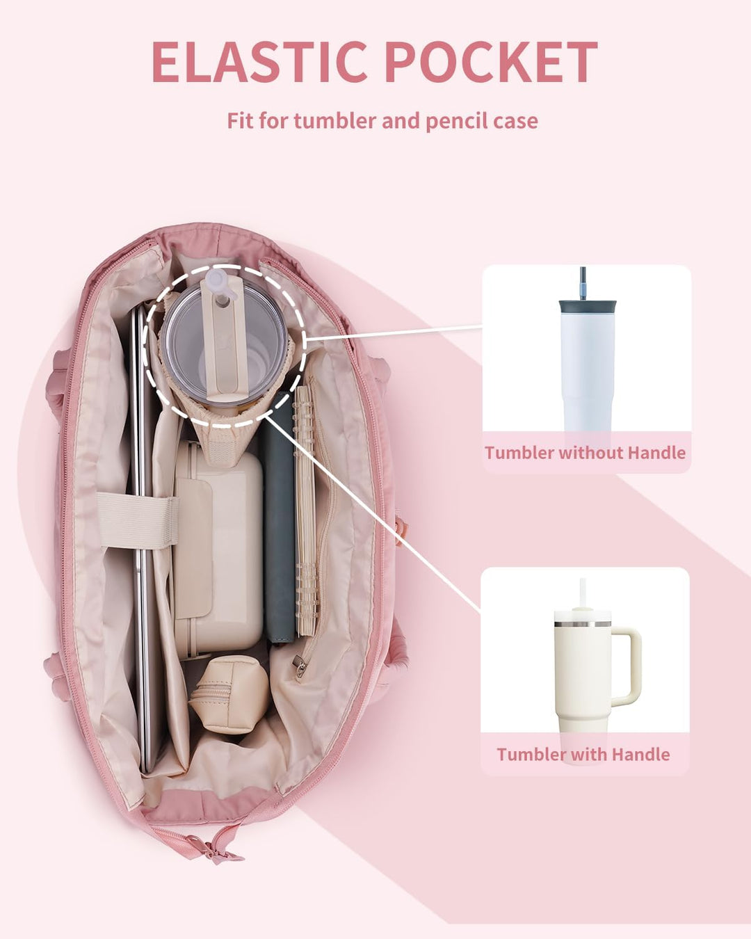 Women's commuter essential: padded shoulder bag with laptop pocket & cup holder.