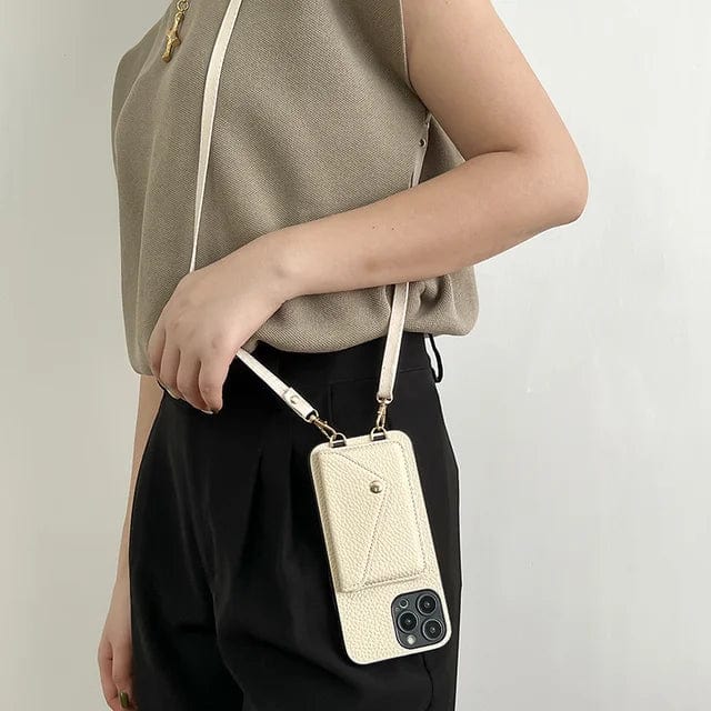 Stylish women's small crossbody bag featuring phone compartment & wallet. Keeps essentials secure & accessible.