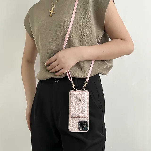 Chic women's phone crossbody bag accessory with multiple card slots and secure wallet. Great for on-the-go.