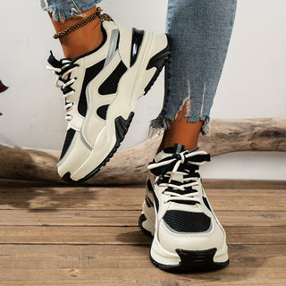 Chunky platform sneakers for women, offering elevated style and comfort for daily wear.