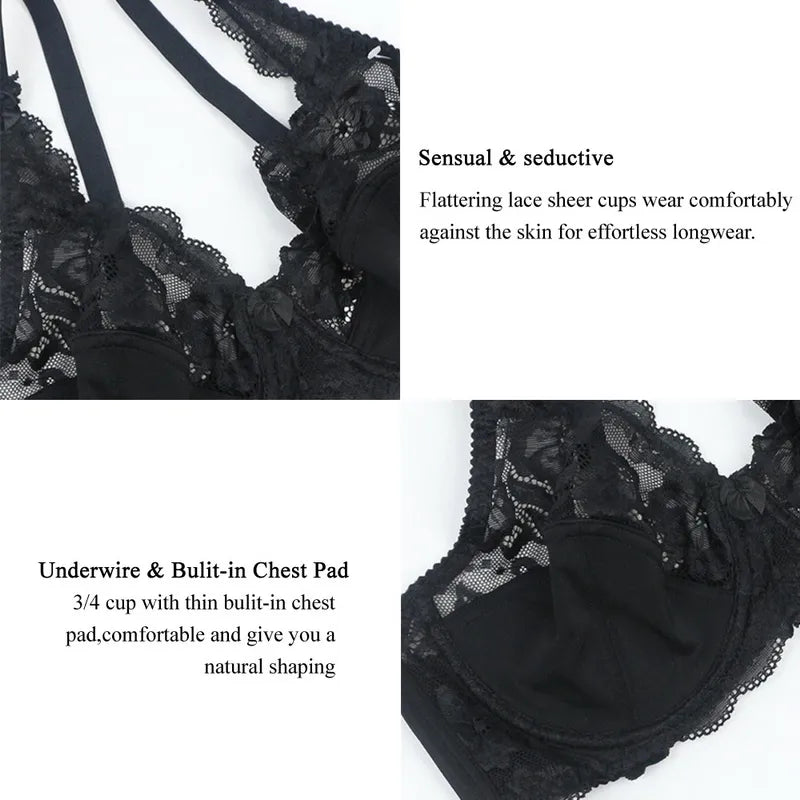 Plus-size lace push-up lingerie, expertly crafted for shaping, lift, and a flattering fit, all-day comfort.