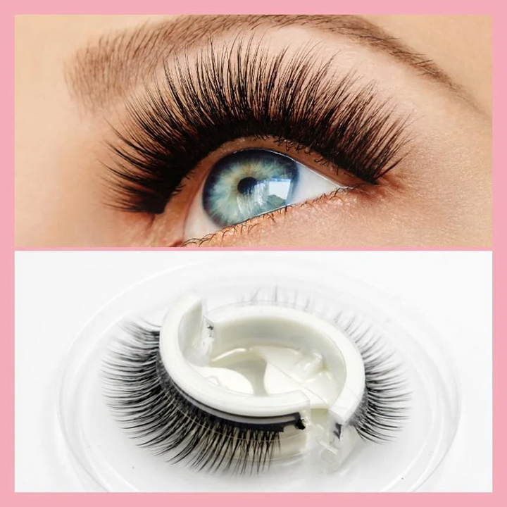 Easy-to-apply self-adhesive false lashes for a natural, fuller eye look.
