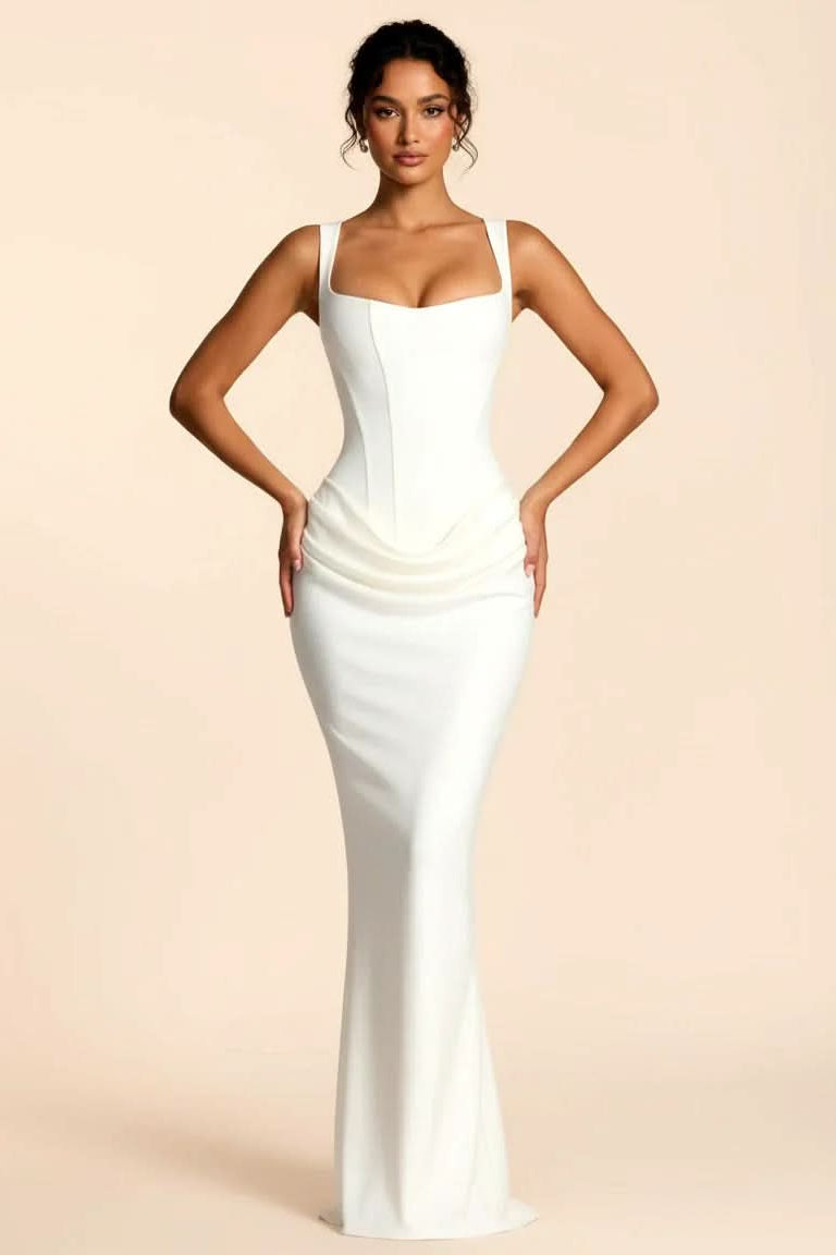 Women's Refined Grace tailored midi dress, elegant and versatile for formal or party wear.