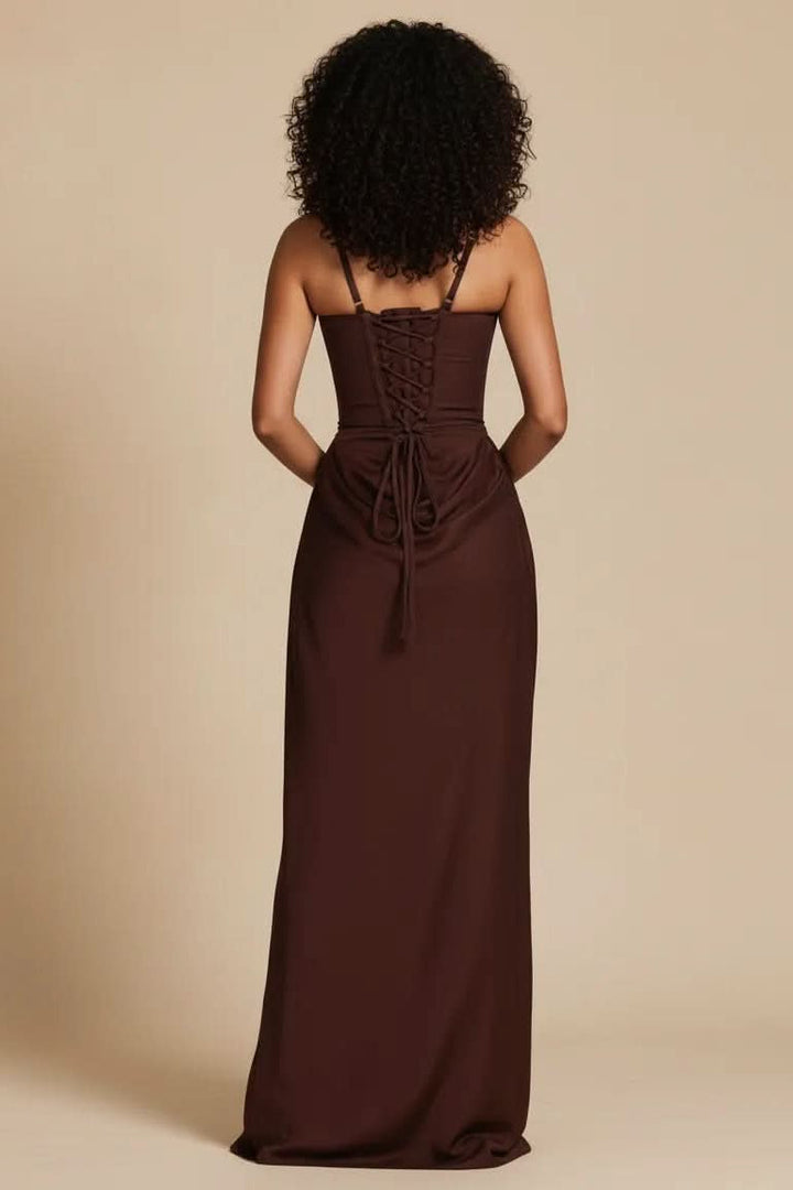 Graceful tailored midi dress for women, designed for elegance, perfect as a party or formal dress.