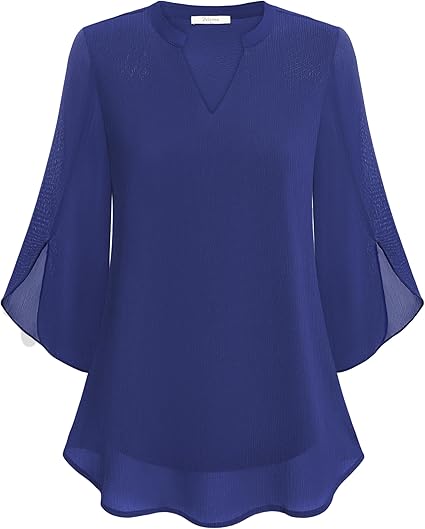 Effortlessly stylish women's relaxed fit blouse, feminine and versatile for casual, smart casual, or everyday elegance.