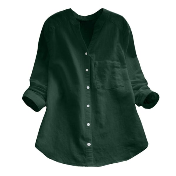 Stylish women's relaxed fit breathable shirt, a versatile top for casual or dressed-up everyday wear.