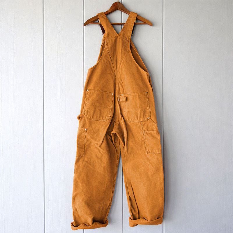 Functional women's relaxed fit overalls, ideal for casual wear, with adjustable straps for a perfect fit.