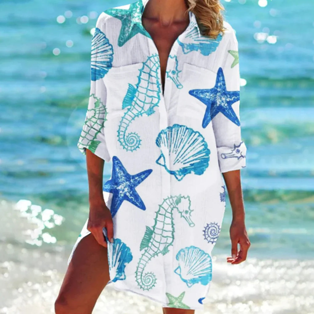 Versatile women's summer top with a wide neckline, ideal for spring fashion & everyday style.