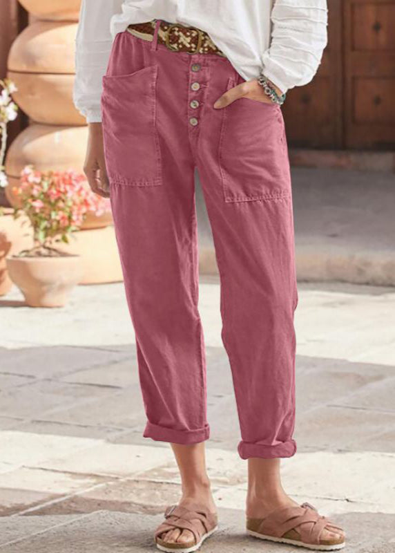 Women's relaxed wide leg trousers with adjustable high waist, perfect for comfortable everyday style.