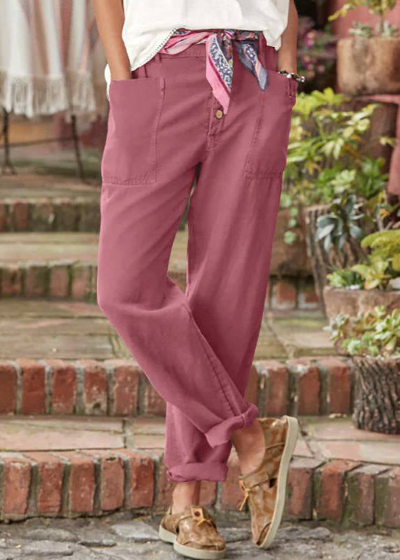 Relaxed wide leg trousers for women, high waist, adjustable, comfortable, & elegant casual wear.