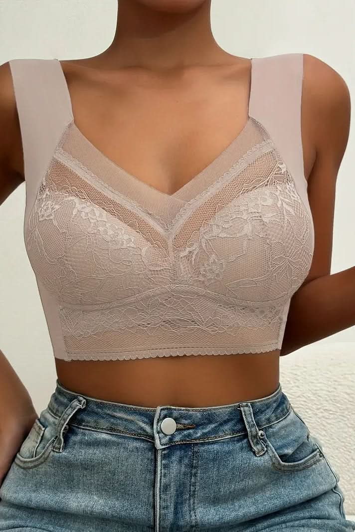 Everyday seamless women's bra provides gentle, comfortable support.
