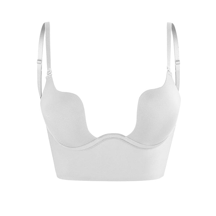 Comfortable seamless women's bra, convertible and low back, offering invisible support for everyday wear.