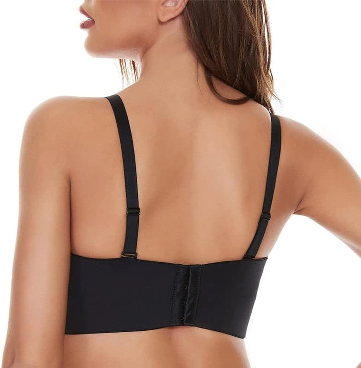 Adjustable women's plus-size seamless bra. Intimate apparel designed for ultimate comfort & smooth support.