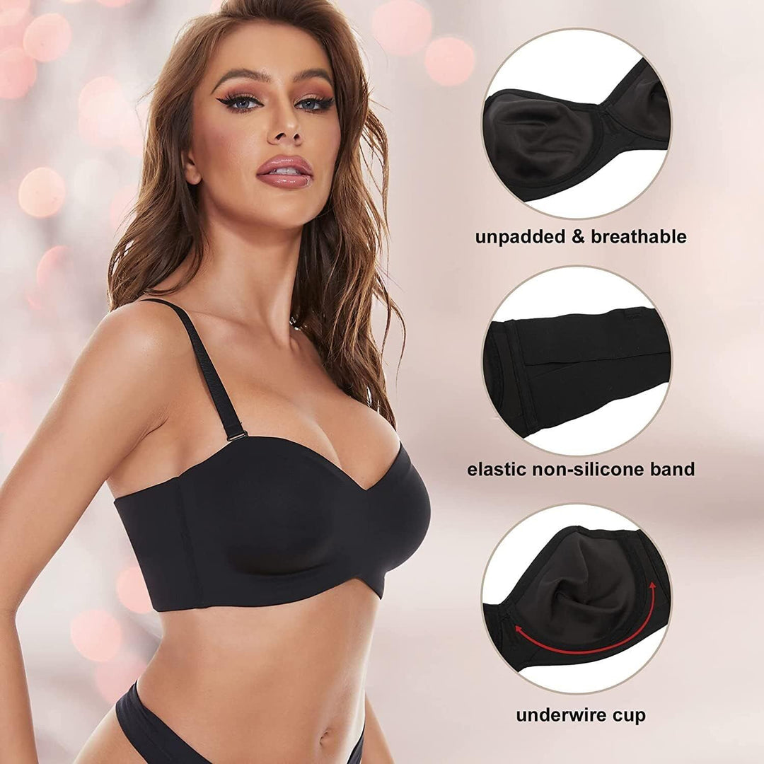 All-year women's plus-size seamless lingerie bra. Adjustable for comfortable, smooth, everyday support.