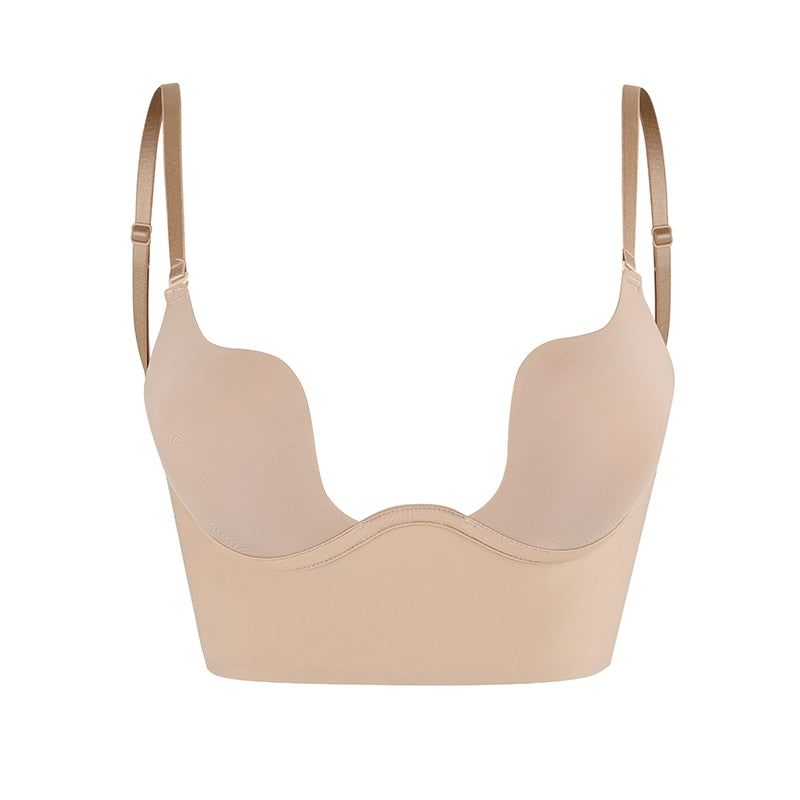 Comfortable women's strapless backless bra providing excellent invisible support for any outfit.