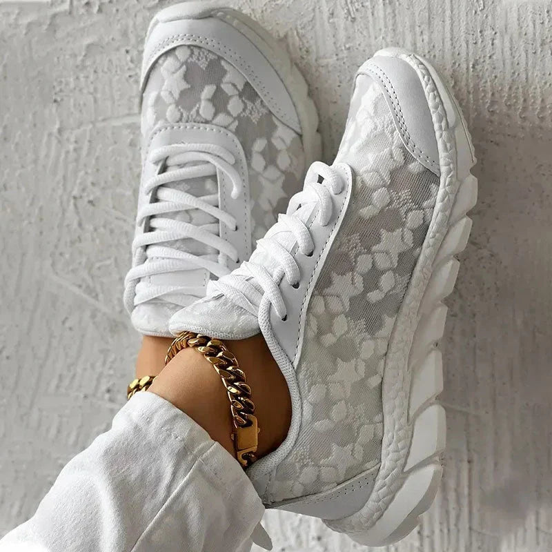 Sisica women's cushioned orthopedic sneakers offering superior arch support & comfort for daily wear.