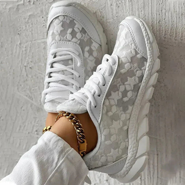 Sisica women's cushioned orthopedic sneakers offering superior arch support & comfort for daily wear.