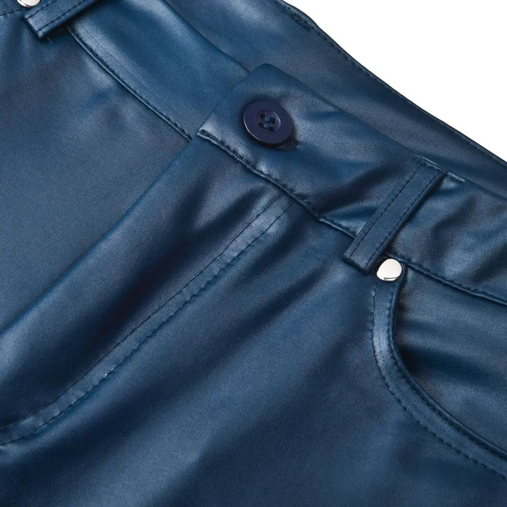 Trendy women's trousers, featuring a sleek slim fit and high waist for a sophisticated, modern elegance.