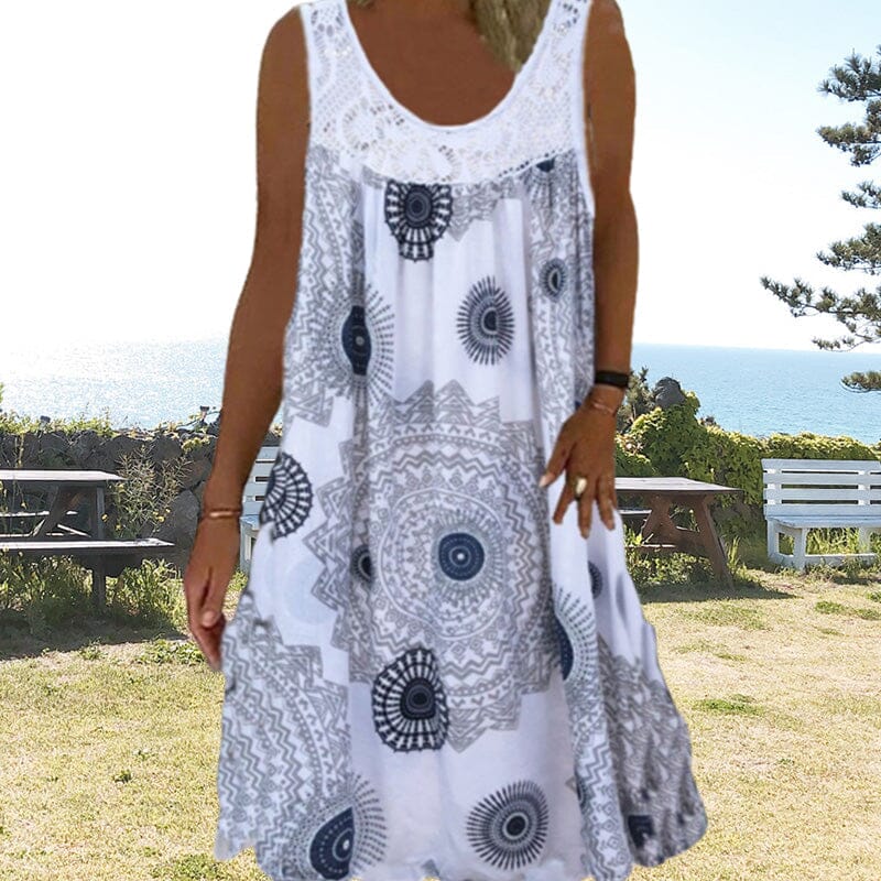 Women's sleeveless summer dress, perfect for warm weather comfort and effortless style.