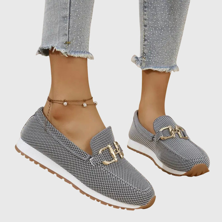 Easy slip-on women's loafers, orthopedic design with plush cushioning for all-day comfort & support.