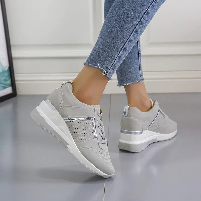 Comfortable women's everyday walking shoes with soft cushioning & breathable design. Perfect for all-day wear.