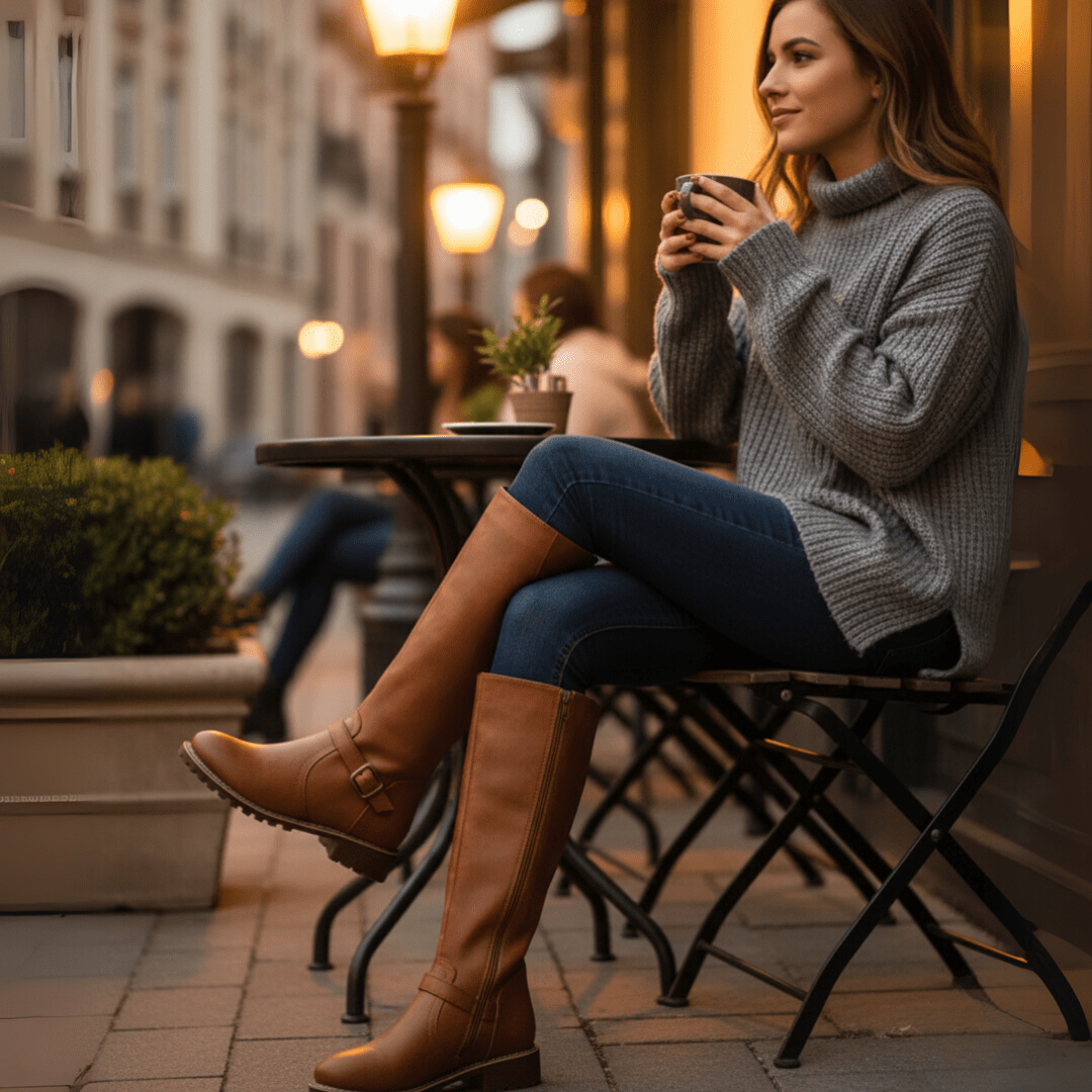 Women's walking boots designed for superior comfort, featuring a supportive gel insole & stylish look.
